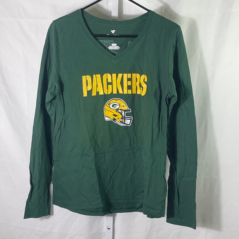 Fanatics Green Bay Packers NFL Tee - Womens Size M - Green